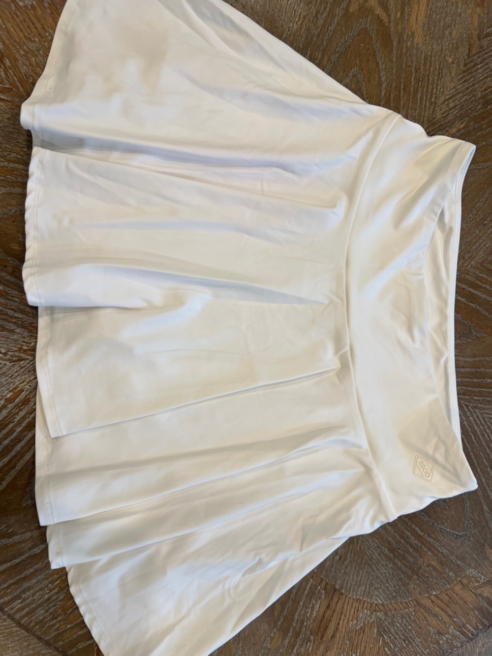 The Southern Shirt Company White Pleated Tennis Skirt